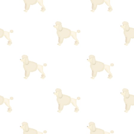 Beagle vector illustration icon in pattern designのイラスト素材