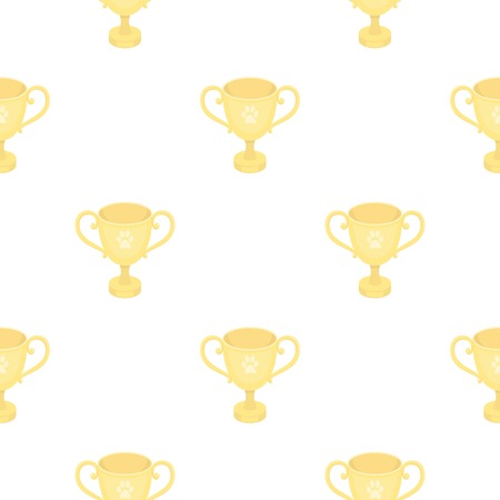 Dog award vector illustration icon in cartoon designのイラスト素材