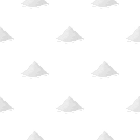 Cocain icon in cartoon style isolated on white background. Drugs symbol vector illustration.のイラスト素材