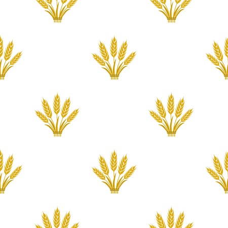 Ears of Wheat icon of vector illustration for web and mobile designのイラスト素材