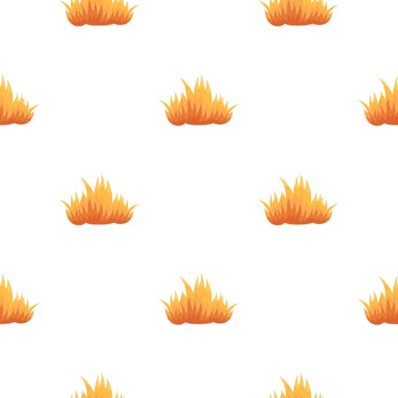 Fire icon cartoon style. pattern silhouette fire equipment icon from the big fire Department cartoon - stock vectorのイラスト素材