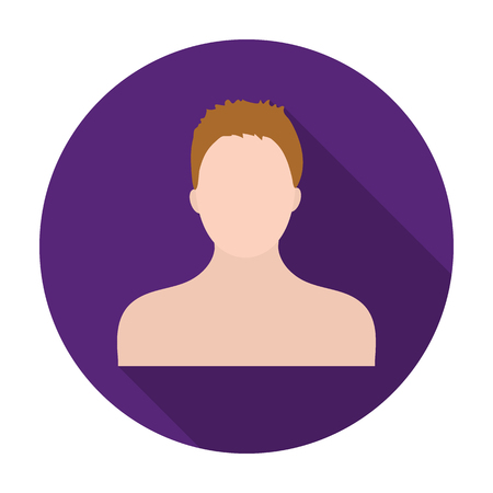 Boxer icon in flat style isolated on white background. Boxing symbol vector illustration.のイラスト素材