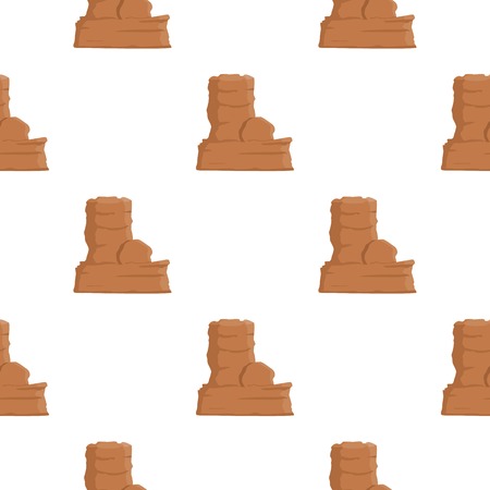 Chest icon cartoon. Singe western icon from the wild west cartoon.のイラスト素材