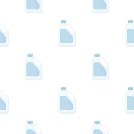 Bottle milk icon cartoon. Single bio, eco, organic product icon from the big milk cartoon.のイラスト素材