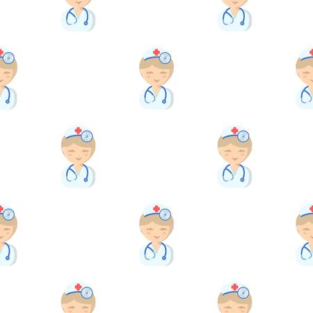 Doctor cartoon icon. Illustration for web and mobile design.のイラスト素材