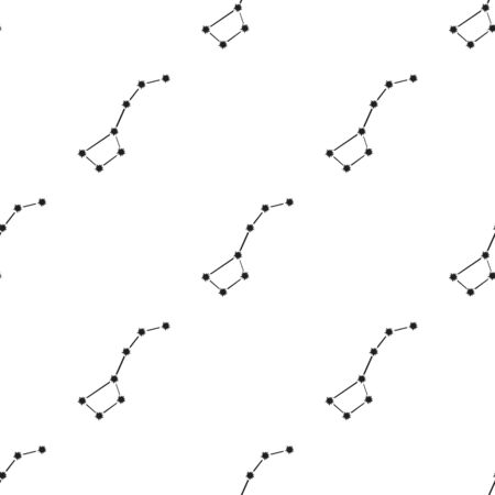 Ursa Major icon in  black style isolated on white background. Space pattern stock vector illustration.のイラスト素材