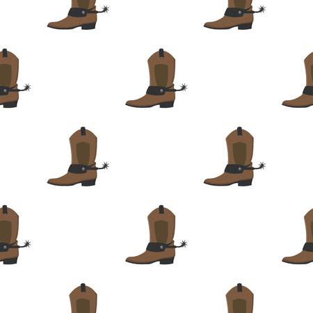 Cowboy boot icon cartoon. Singe western icon from the wild west cartoon.のイラスト素材