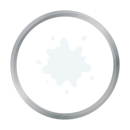 Stain icon cartoon. Single bio, eco, organic product icon from the big milk cartoon.のイラスト素材