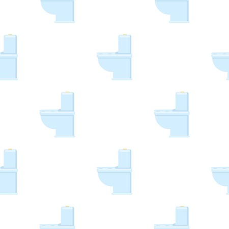 WC toilet icon of vector illustration for web and mobileのイラスト素材