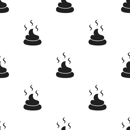 Faeces vector icon in black style for webのイラスト素材