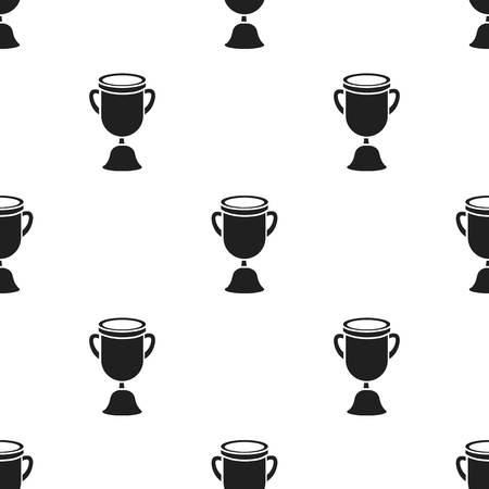 Goblet icon black. Single education icon from the big school, university black.のイラスト素材