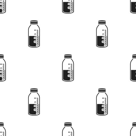 Mixture icon in black style isolated on white background. Medicine and hospital pattern stock vector illustration.のイラスト素材