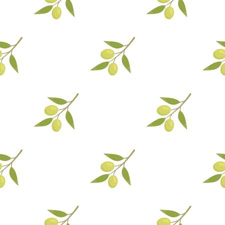 Olive icon cartoon. Singe vegetables icon from the eco food cartoon.のイラスト素材