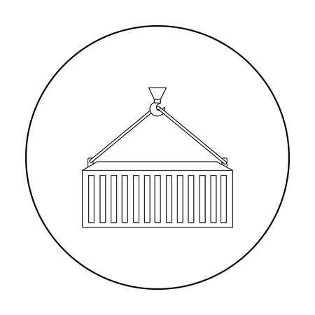 Container icon of vector illustration for web and mobileのイラスト素材