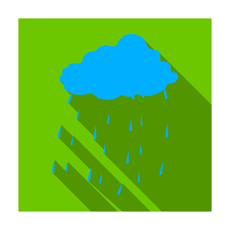 Scottish rainy weather icon in flat style isolated on white background. Scotland country symbol stock vector illustration.のイラスト素材