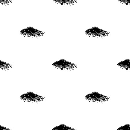 Paprika icon in black style isolated on white background. Herb an spices pattern stock vector illustration.のイラスト素材