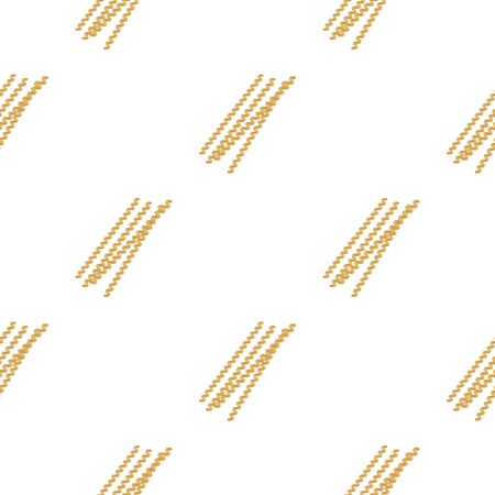 Fusilli bucati pasta icon in cartoon style isolated on white background. Types of pasta pattern stock vector illustration.のイラスト素材