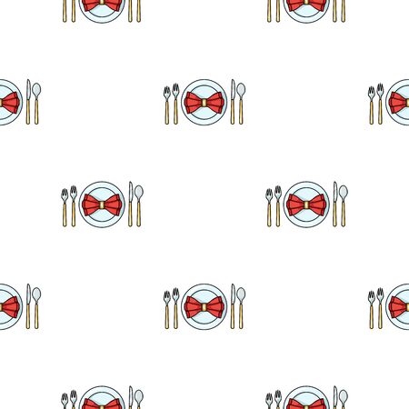 Restaurant table cartoonting icon in cartoon style isolated on white background. Restaurant pattern stock vector illustration.のイラスト素材