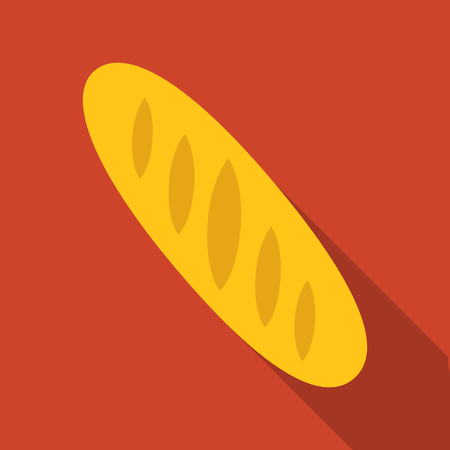 Bread icon of vector illustration for web and mobileのイラスト素材