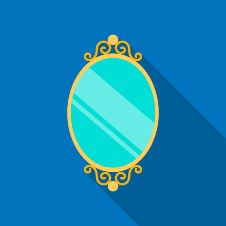 Mirror icon of vector illustration for web and mobileのイラスト素材