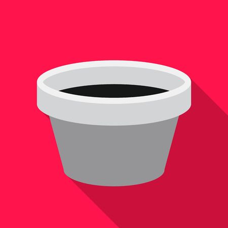 Cap for tattoo ink icon flate. Single tattoo icon from the big studio flate.のイラスト素材