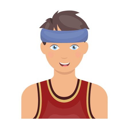Young basketball player.Basketball single icon in cartoon style vector symbol stock illustration web.のイラスト素材