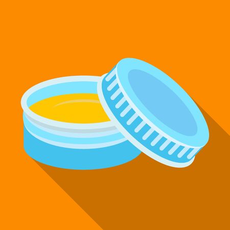 After shave cream.Barbershop single icon in flat style vector symbol stock illustration web.のイラスト素材