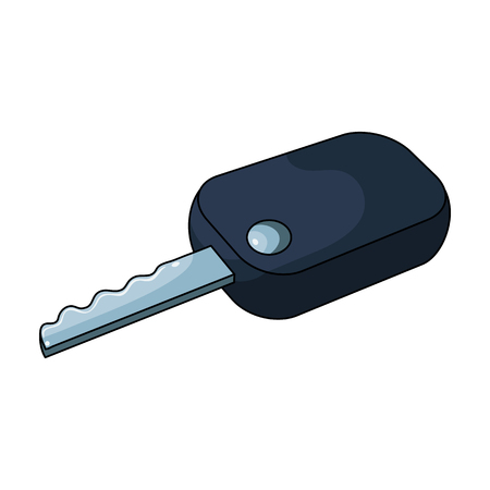 Car key.Car single icon in cartoon style vector symbol stock illustration web.のイラスト素材