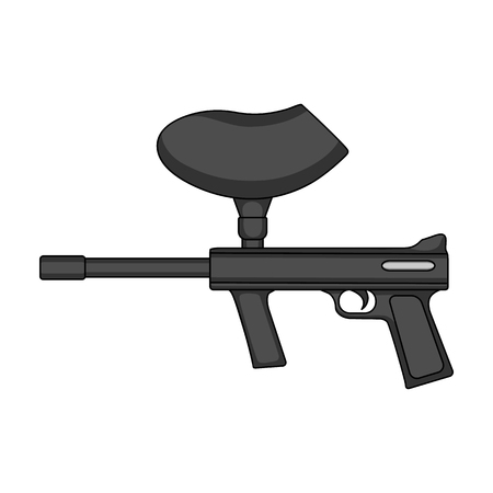 Marker for paintball.Extreme sport single icon in cartoon style vector symbol stock illustration web.のイラスト素材