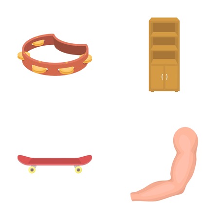 organ, human, business and other web icon in cartoon style.youth, hand, muscles icons in set collection.のイラスト素材