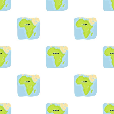 Territory of Africa.African safari single icon in cartoon style vector symbol stock illustration web.のイラスト素材