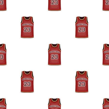 Basketball jersey.Basketball pattern icon in cartoon style vector symbol stock illustration web.のイラスト素材