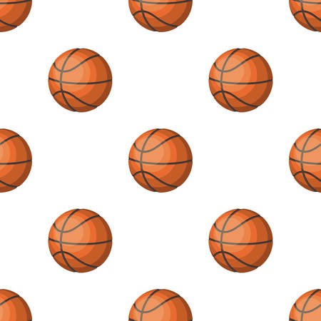 Basketball.Basketball pattern icon in cartoon style vector symbol stock illustration web.のイラスト素材