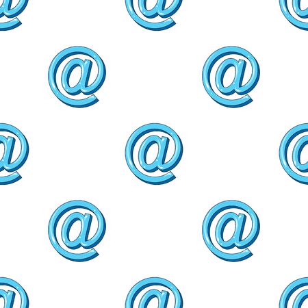 Email symbol.Mail and postman pattern icon in cartoon style vector symbol stock illustration web.のイラスト素材