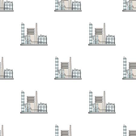 Refinery.Oil single icon in cartoon style vector symbol stock illustration web.のイラスト素材