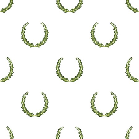 Wreath from olive branches.Olives single icon in cartoon style vector symbol stock illustration web.のイラスト素材