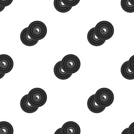 DVD discs.Making movie single icon in black style vector symbol stock illustration web.のイラスト素材