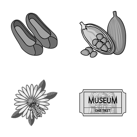 art, travel and other monochrome icon in cartoon style.beekeeping, cooking icons in set collection.のイラスト素材