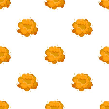 Explosion icon in cartoon design isolated on white background. Explosions symbol stock vector illustration.のイラスト素材