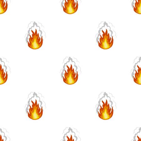 Explosion icon in cartoon design isolated on white background. Explosions symbol stock vector illustration.のイラスト素材