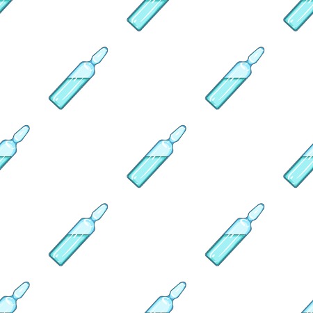 Ampoule with medicine.Medicine single icon in cartoon style vector symbol stock illustration .のイラスト素材