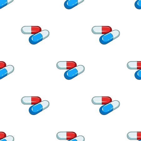Capsules with medicine.Medicine single icon in cartoon style vector symbol stock illustration .のイラスト素材