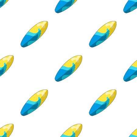 Surfboard. For surfing the waves.Summer rest single icon in cartoon style vector symbol stock illustration.のイラスト素材