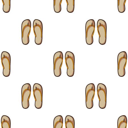 Beach flip flops.Summer rest single icon in cartoon style vector symbol stock illustration.のイラスト素材