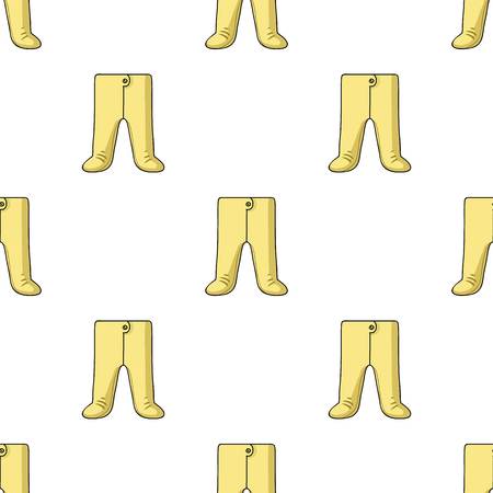 Baby romper icon in cartoon style isolated on white background. Baby born symbol stock vector illustration.のイラスト素材