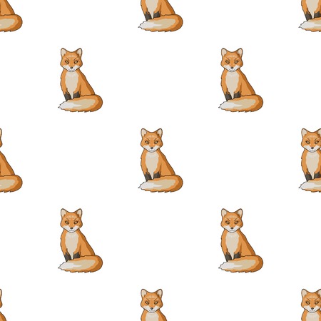 Red fox.Animals single icon in cartoon style vector symbol stock illustration web.のイラスト素材