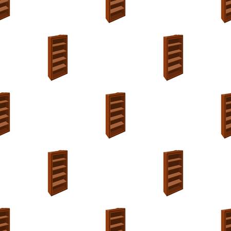 The little bookcase.Home library.books to read.Bedroom furniture single icon in cartoon style vector symbol stock web illustration.のイラスト素材