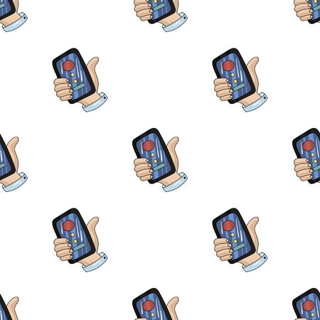 Call conference icon in cartoon design isolated on white background. Conference and negetiations symbol stock vector illustration.の写真素材