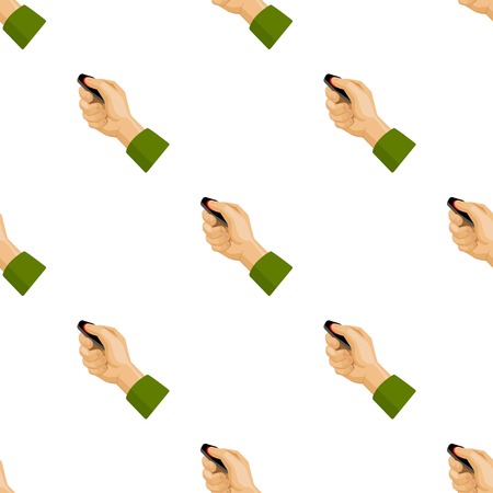 Activation of car alarm icon in cartoon style isolated on white background. Parking zone symbol stock vector illustration.のイラスト素材