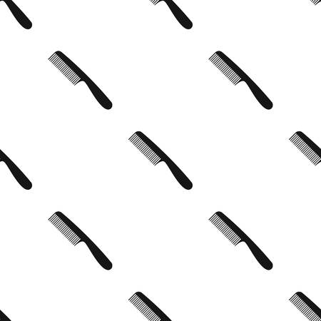Comb for hair.Barbershop single icon in black style vector symbol stock illustration web.のイラスト素材